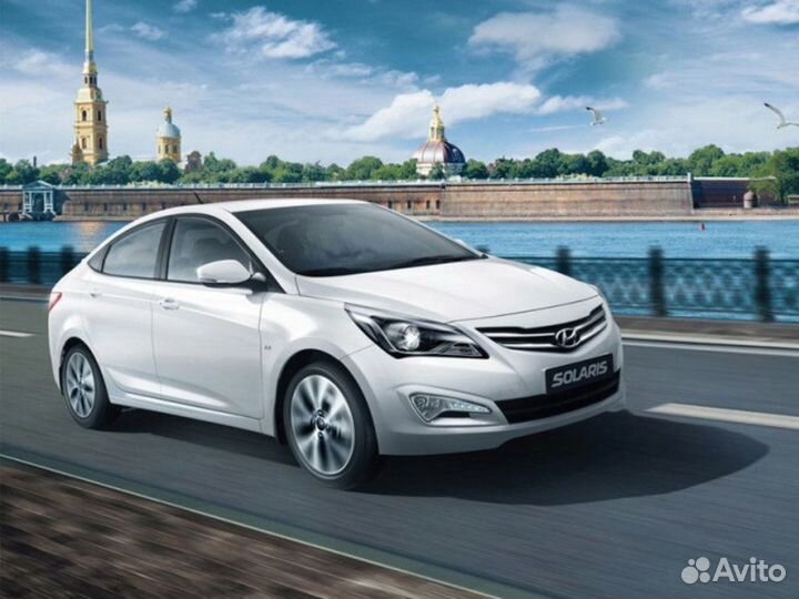 Решетка радиатора Hyundai solaris 2014-2016