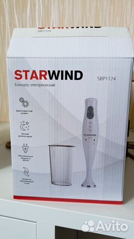 Блендер погружной Starwind SBP1124 400Вт купить в Нижнем Новгороде ...