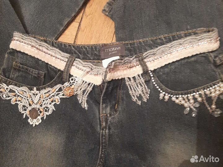 Джинсы новые 44