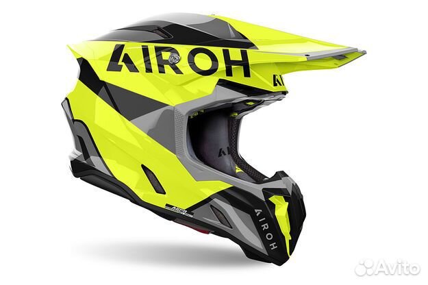 Кроссовый шлем airoh twist 3 dizzy orange fluo mat