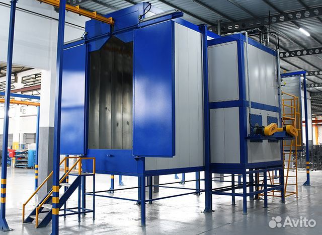 Линия порошковой окраски автоматическая