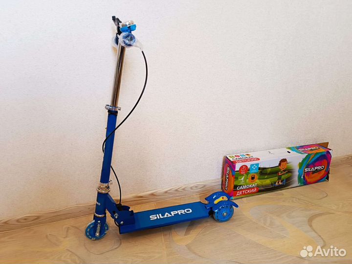 Самокат светится новый до 50 кг