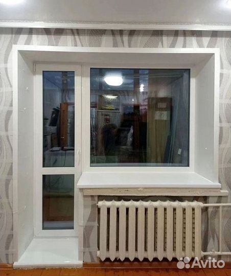 Остекление балконов под ключ