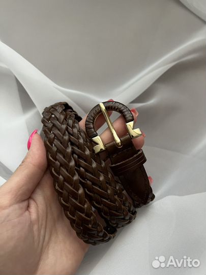 Ремень из натуральной кожи Elis, ткань Befree