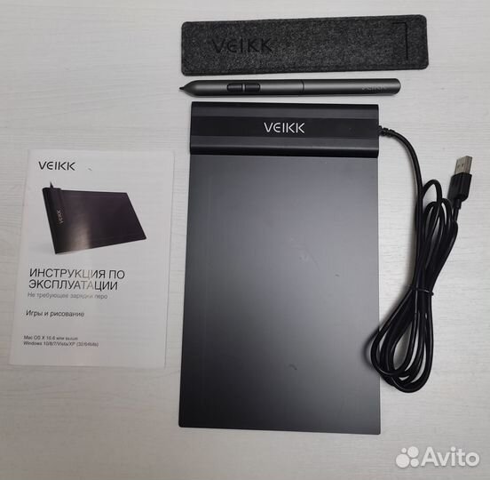 Графический планшет veikk s640