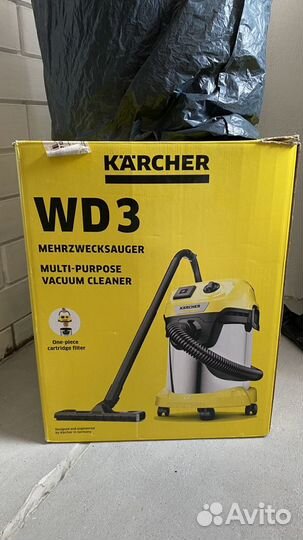 Пылесос строительный Karcher WD 3 P S V-17