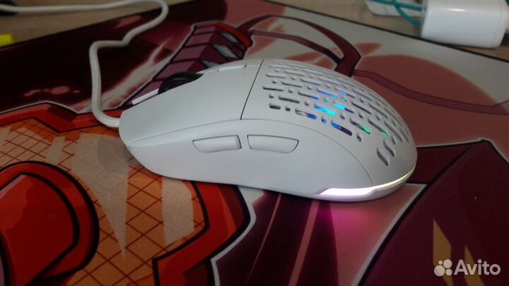Ardor gaming phantom игровая белая мышка