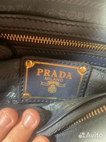 Мужская сумка через плечо prada оригинал