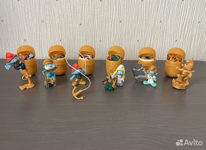 Киндеры Natoons, Смурфики, 44 котенка и т.д