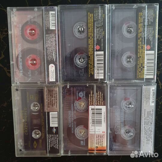 Scorpions - коллекция аудиокассет