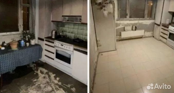 Клининг после пожара, чп, чс, генеральная уборка