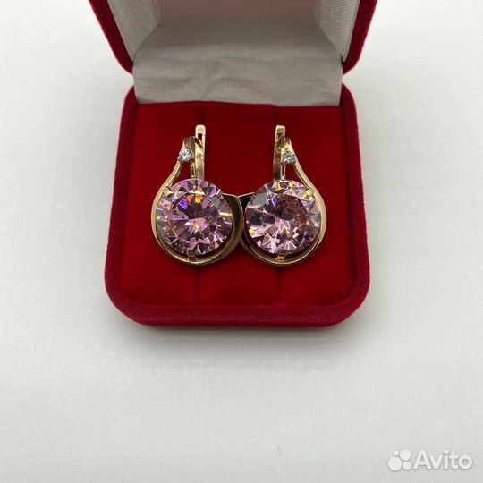 Щ43а, Щ43а, Серьги с камнями, золото 585, id 54309