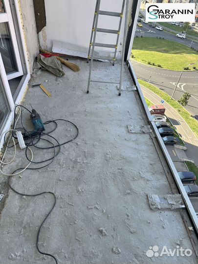 Остекление балконов с установкой