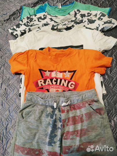 Вещи пакетом на мальчика 122 128