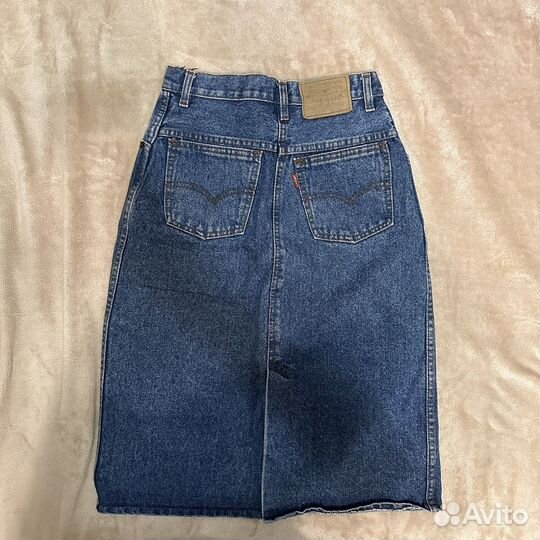 Джинсовая юбка levis