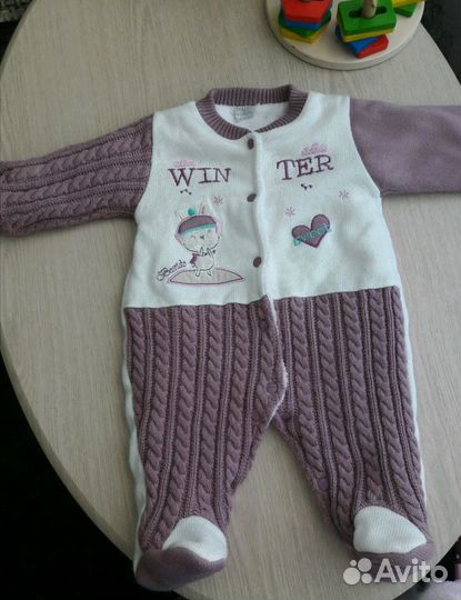 Детский костюм о 0 до 6 месяцев