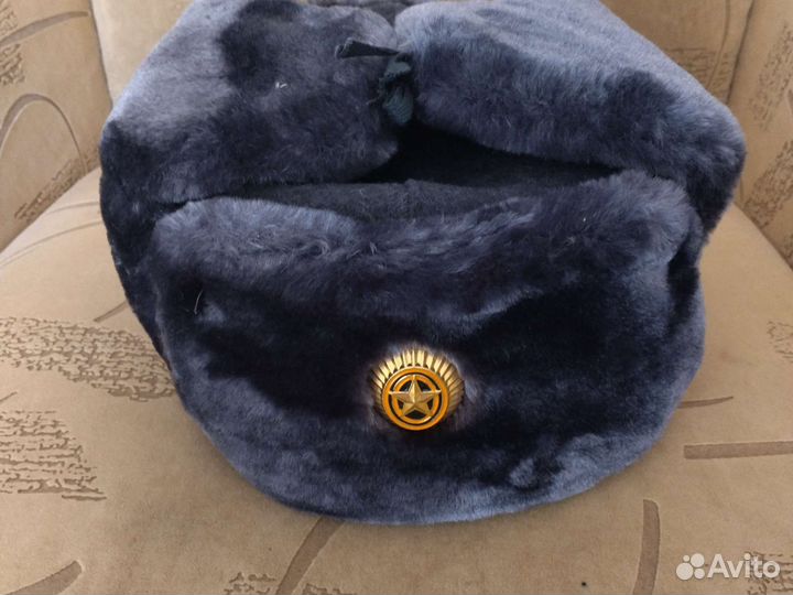 Шапка ушанка военная