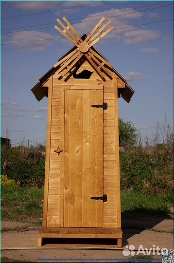 Уличный туалет деревянный JWL463