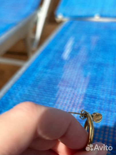 Серьги cartier гвоздь