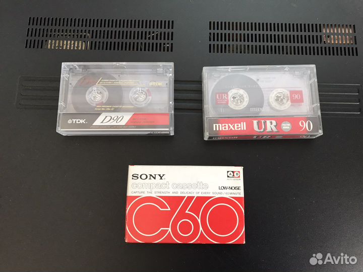 Аудиокассеты Sony EF 90, Fuji DR 90 и др
