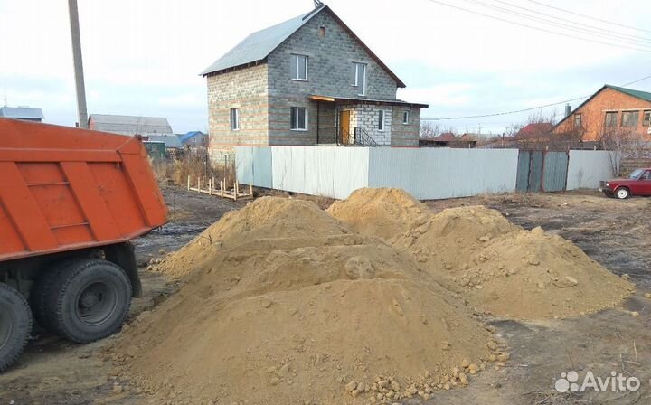 Земля для поднятия. земля котлованная. Суглинок