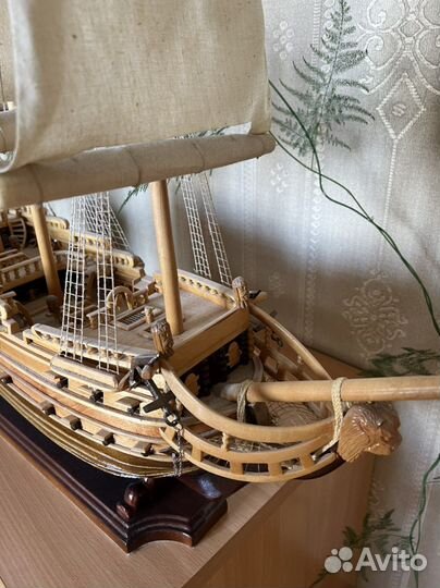 Коллекционная модель корабля, винтаж