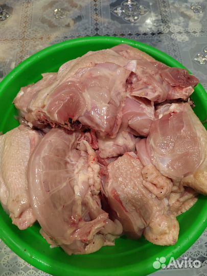 Мясо домашнего бройлера суповой набор