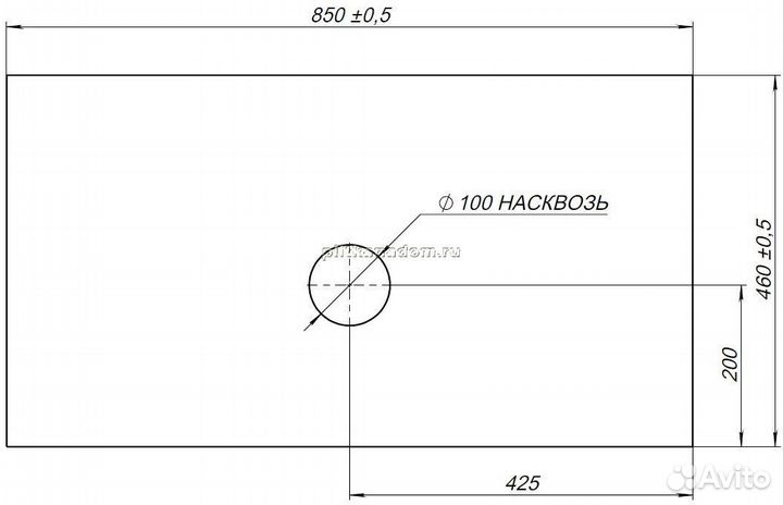 Allen Brau Infinity 1.21011.G-S Столешница для мебели, серая структ