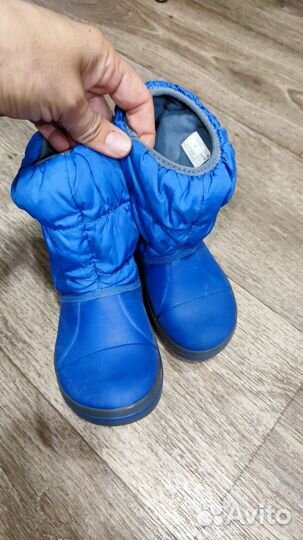 Сапоги crocs c 6 новые,с 9- б/у