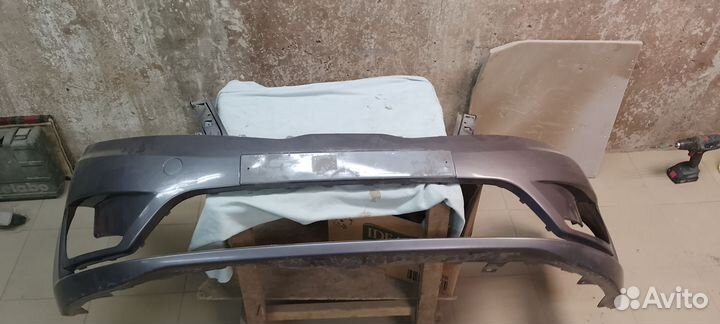 Передний бампер kia rio 3 2013