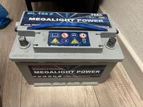 Аккумулятор Megalight power 75Ач AGM