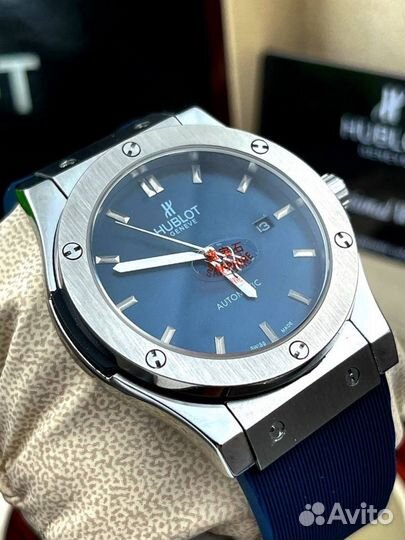 Механические часы Hublot стекло сапфир