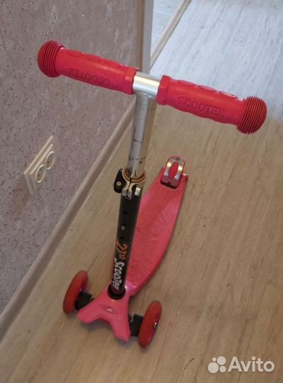 Самокат детский трехколесный бу