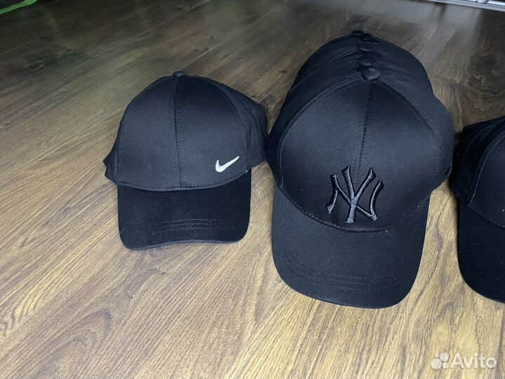 Чёрная кепка Nike, NY, LA