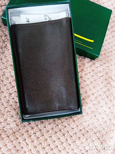 Портмоне мужское кожа/ замша винтажное