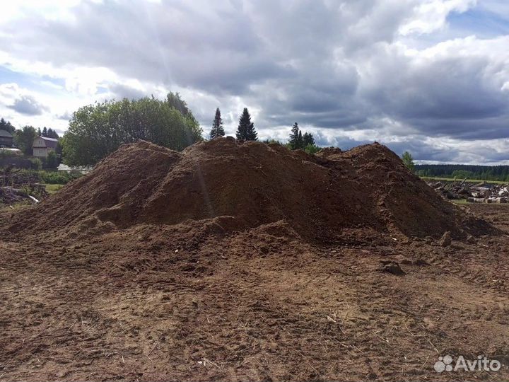 Конский навоз перегной