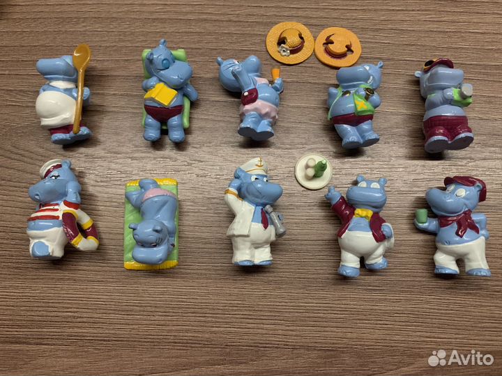 Бегемоты палубные киндер сюрприз