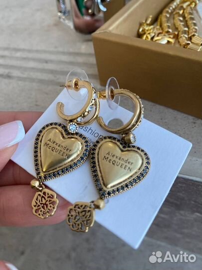 Серьги Alexander McQueen