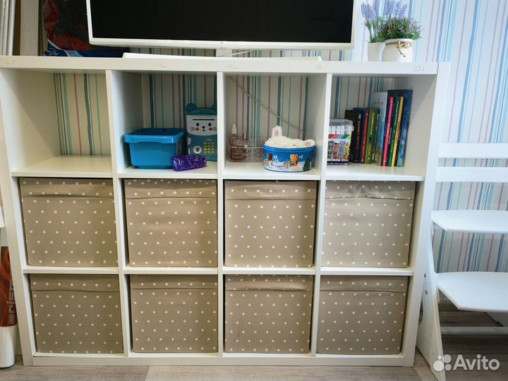 Стеллаж IKEA каллакс 12 ячеек
