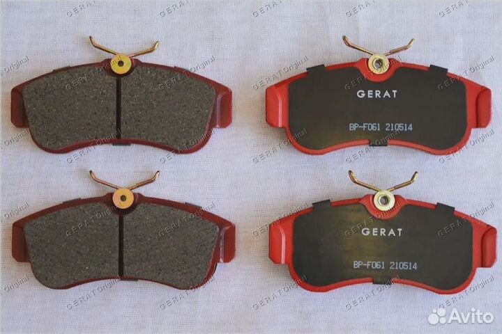 Тормозные колодки Gerat BP-F061 (передние)