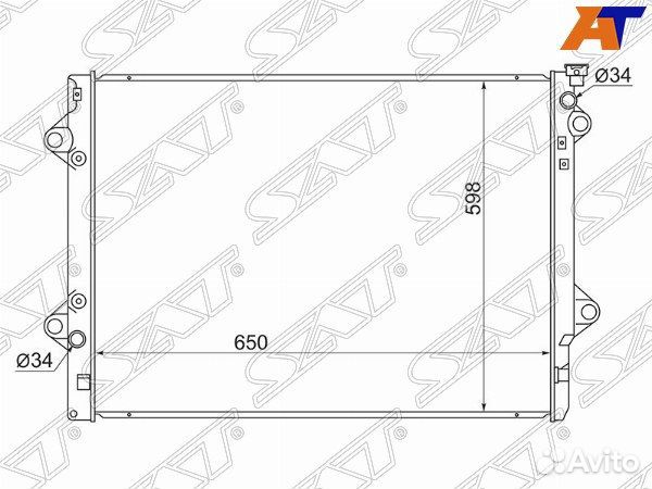 Радиатор toyota hilux surf