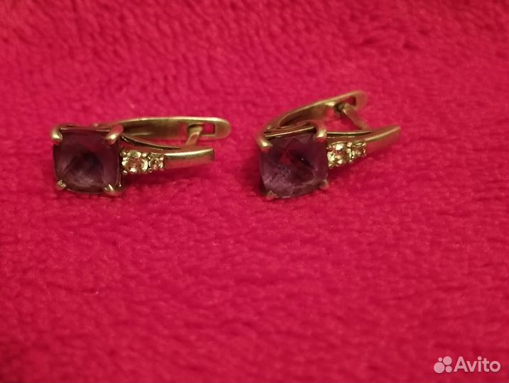 Серьги серебро