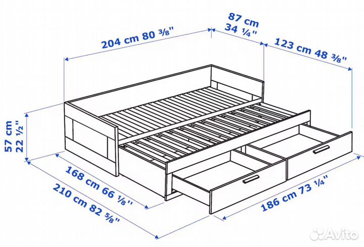 Детская кровать IKEA