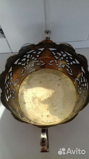 Конфетница серебрянная СССР 875 Кубачи