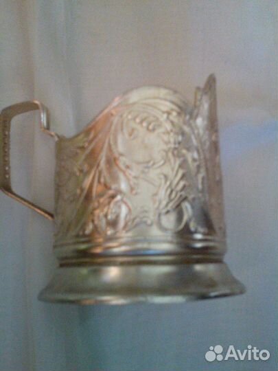 Подстаканник советский алюминиевый да