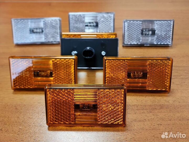 Фонарь габаритный 50.3731-008 желтый 12/24в 16шт