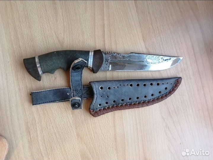 Охотничий нож ручной работы