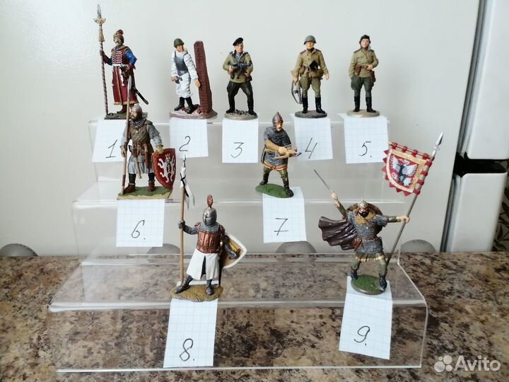 Оловянные фигурки 54мм