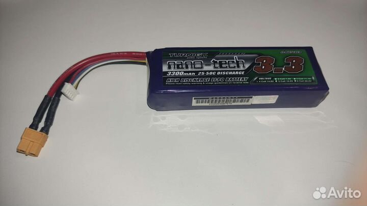 Аккумулятор Turnigy nano-tech 3.3 4 cell 14.8 v