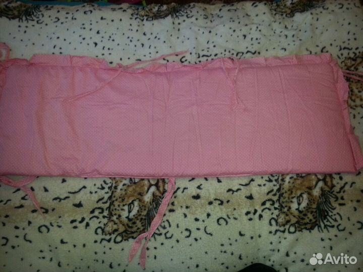 Бамперы для детской кроватки на 4 стороны